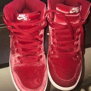 Rare Velvet NIKE Dunks