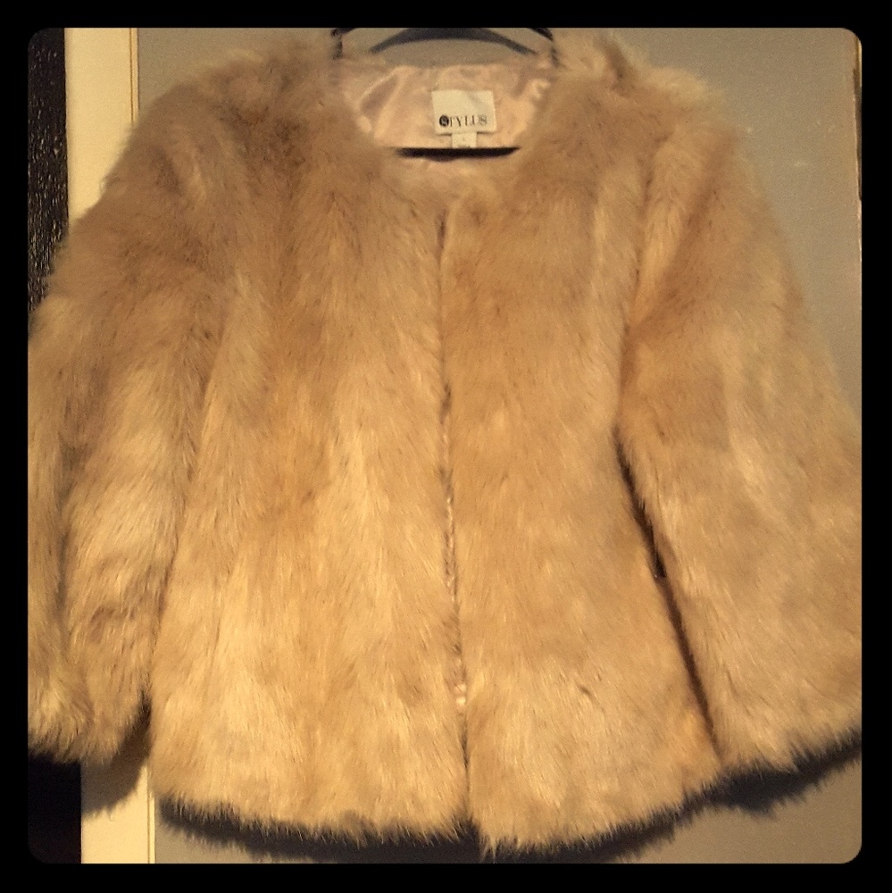 Faux fur coat