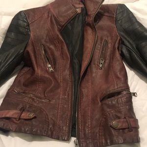 Faux Leather Jacket