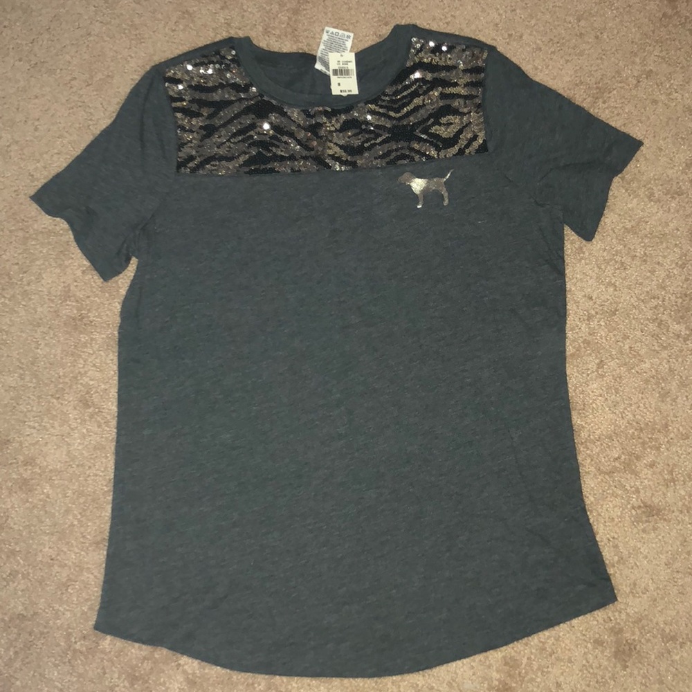 PINK Sequin T-Shirt