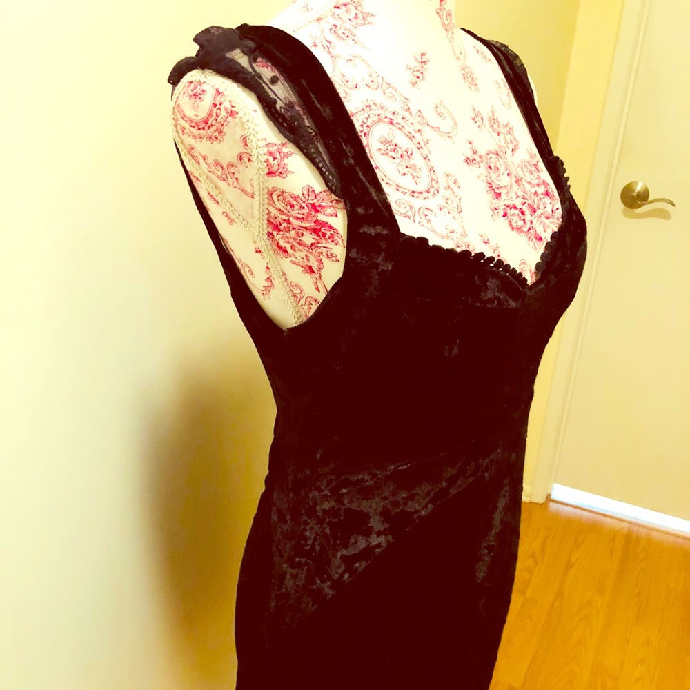 Free people mini black dress.