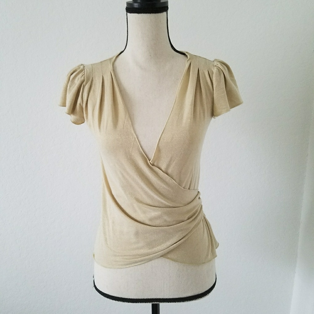 One west gold blouse