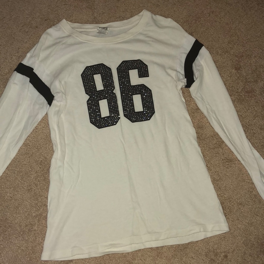PINK Rhinestone Long Sleeve