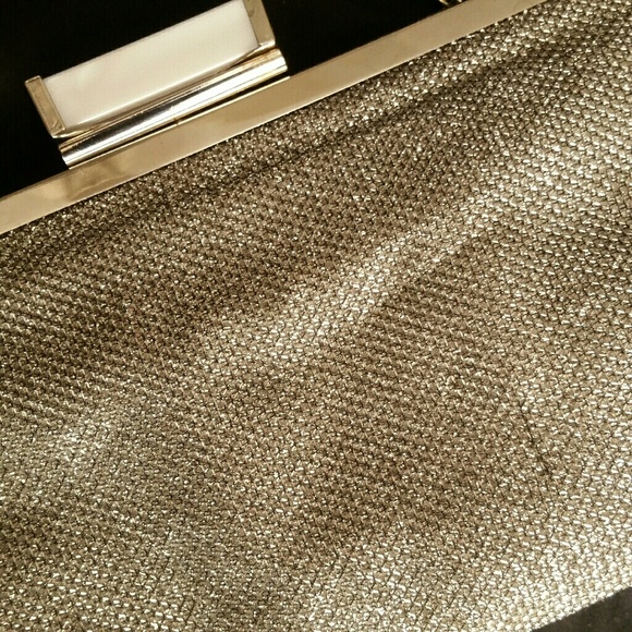 FIrM! ChArMing ChArliE RSVP silVer cLuTch - Picture 4 of 9