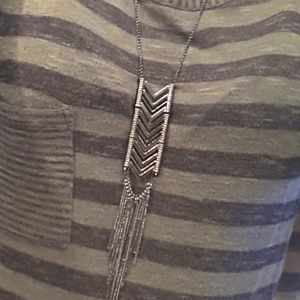 BKE chevron necklace