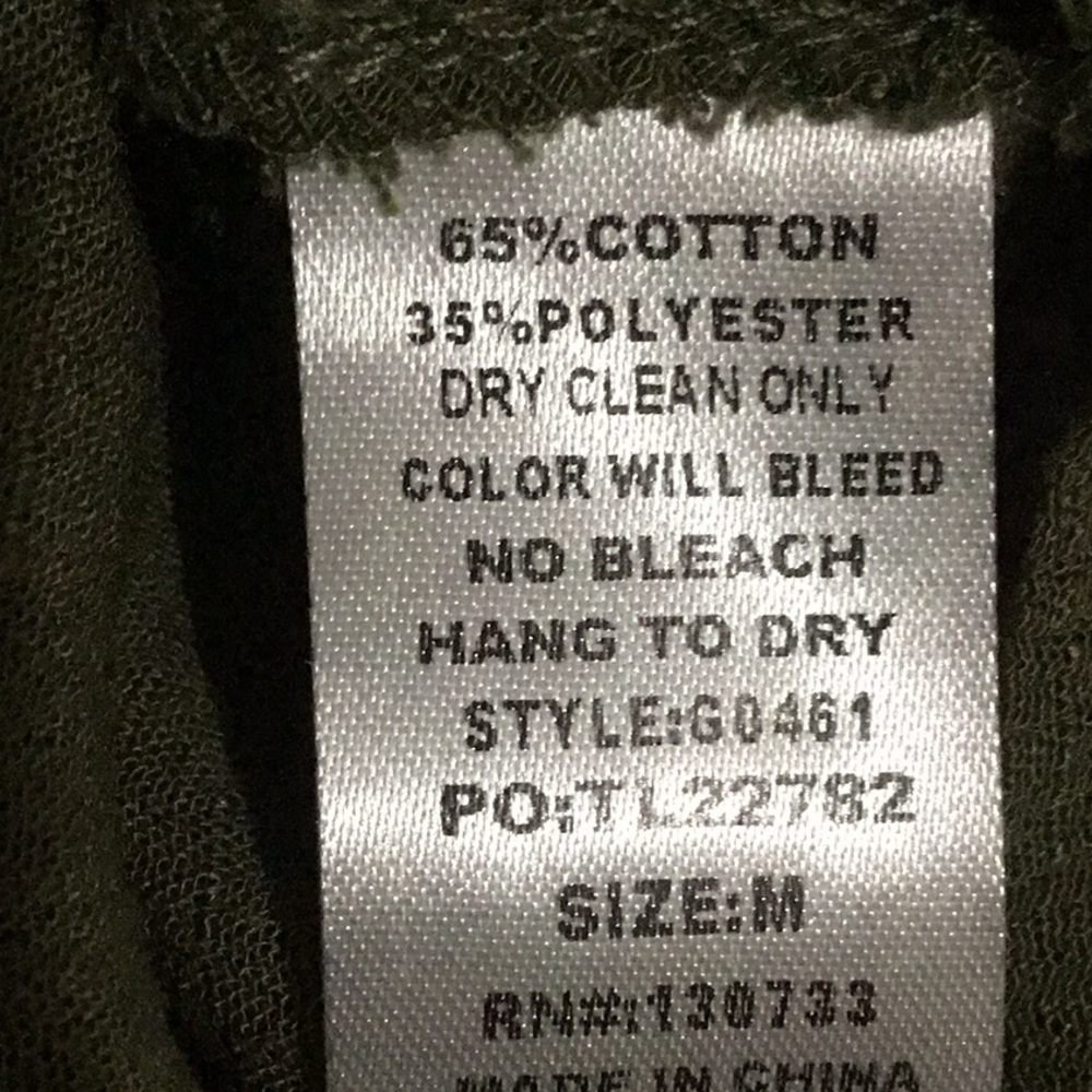 Olive Oversized Top - Picture 2 of 2