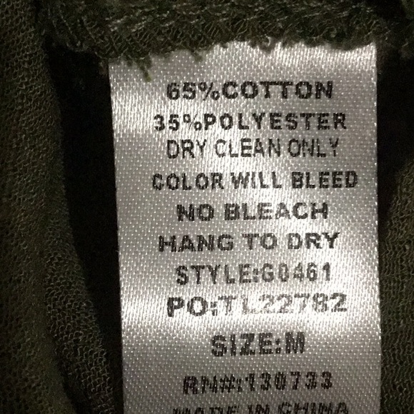 Olive Oversized Top - Picture 2 of 2