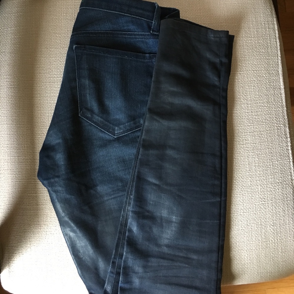J Brand metallic toned skinny jeans