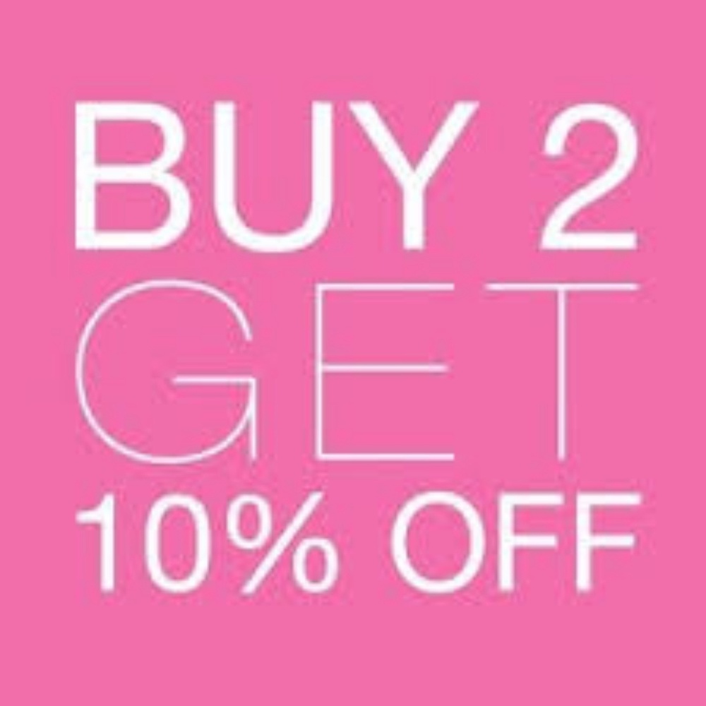 Buy 2 items get 10% off