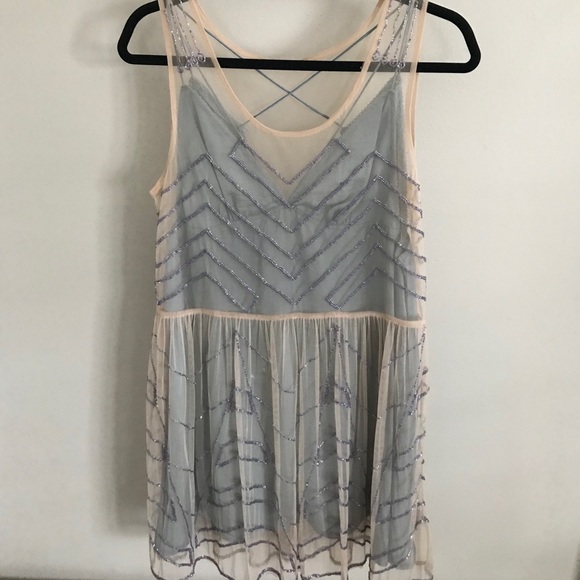 Free People 2 for the price of 1 🙌🏼 Dress & Slip - Picture 1 of 7