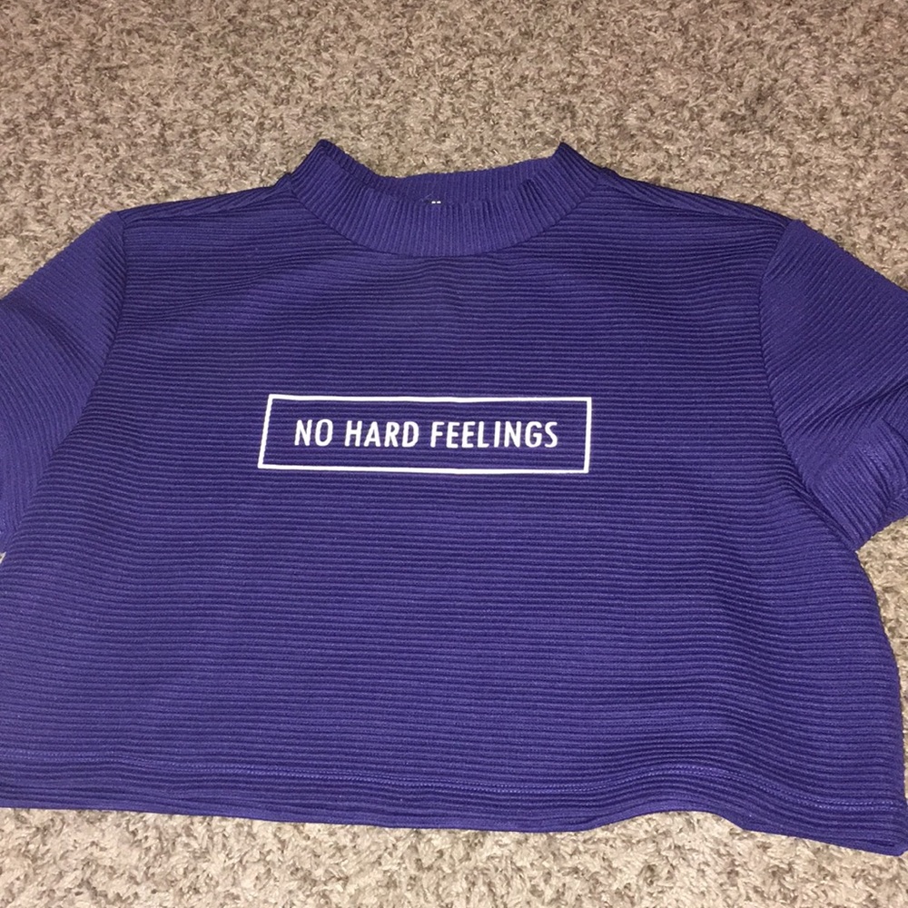 No hard feelings crop top