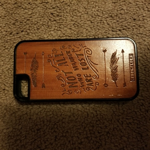 😰REAL WOODEN CASE FOR IPHONE 5S😰 - Picture 1 of 2