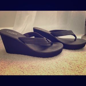 ☀️🌺FLOJOS platform wedge flipflops