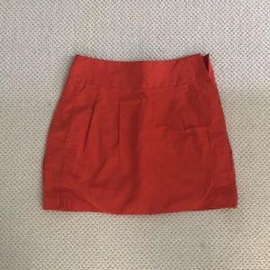 BCBG Orange Fall skirt