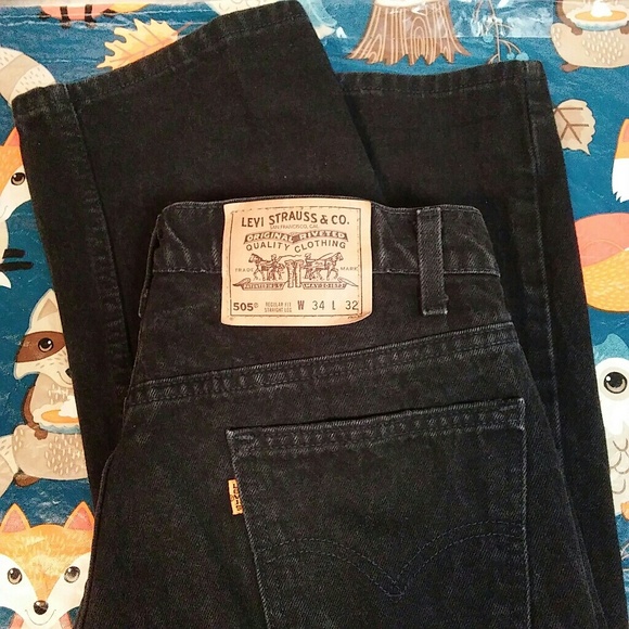orange tab levis 505