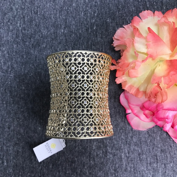 NWT Kendra Scott Jude Gold Cuff - Picture 3 of 6