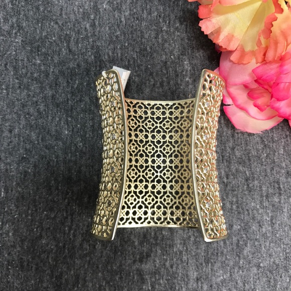 NWT Kendra Scott Jude Gold Cuff - Picture 5 of 6