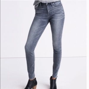 RARE gray Madewell 9” High Riser Super Skinny Jean