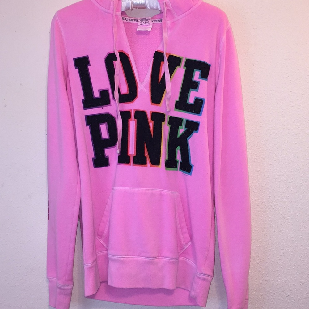 ❌SOLD❌pink pullover hoodie ♡