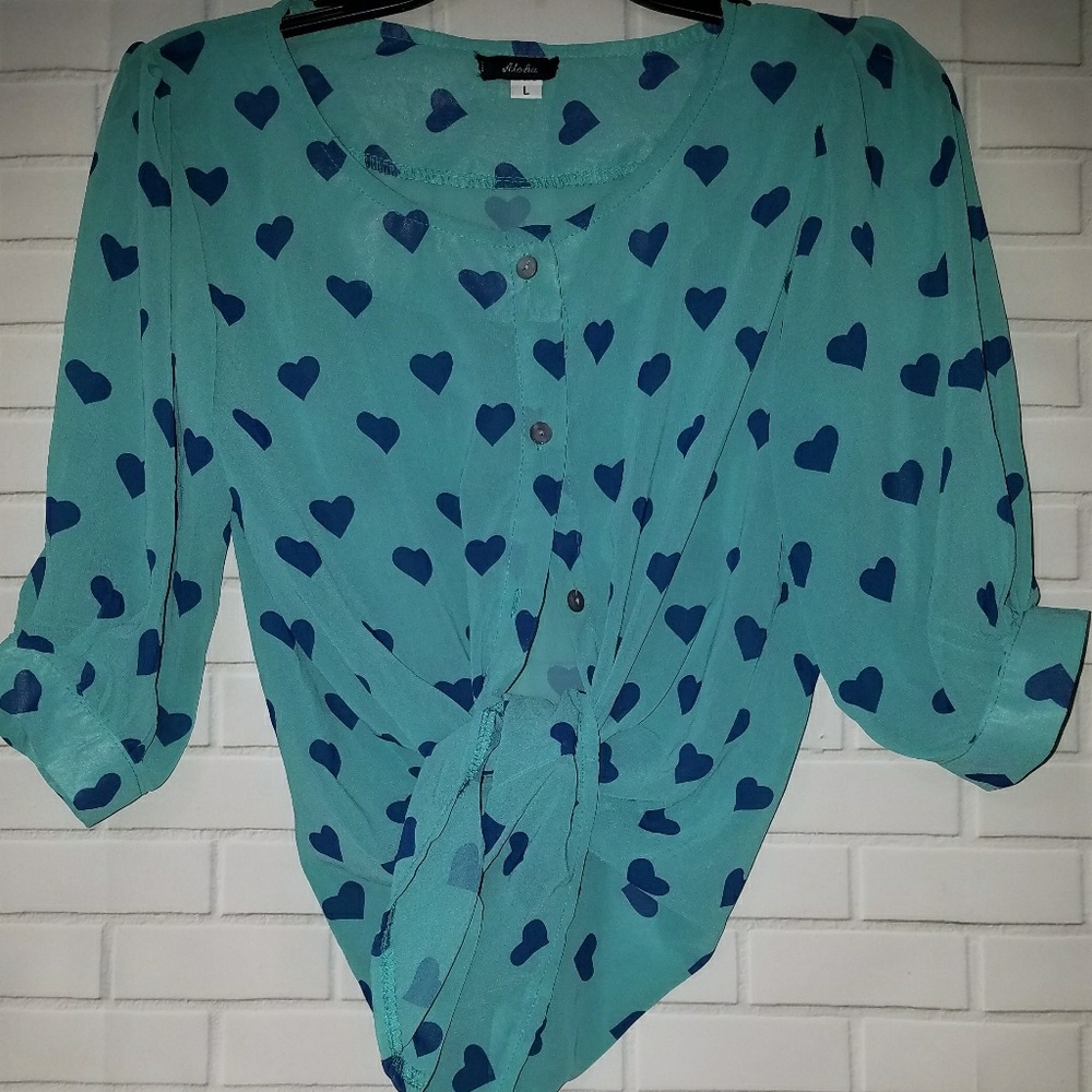 Georgous heart blouse!