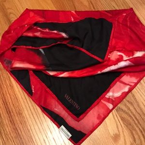 100% Silk Valentino Scarf