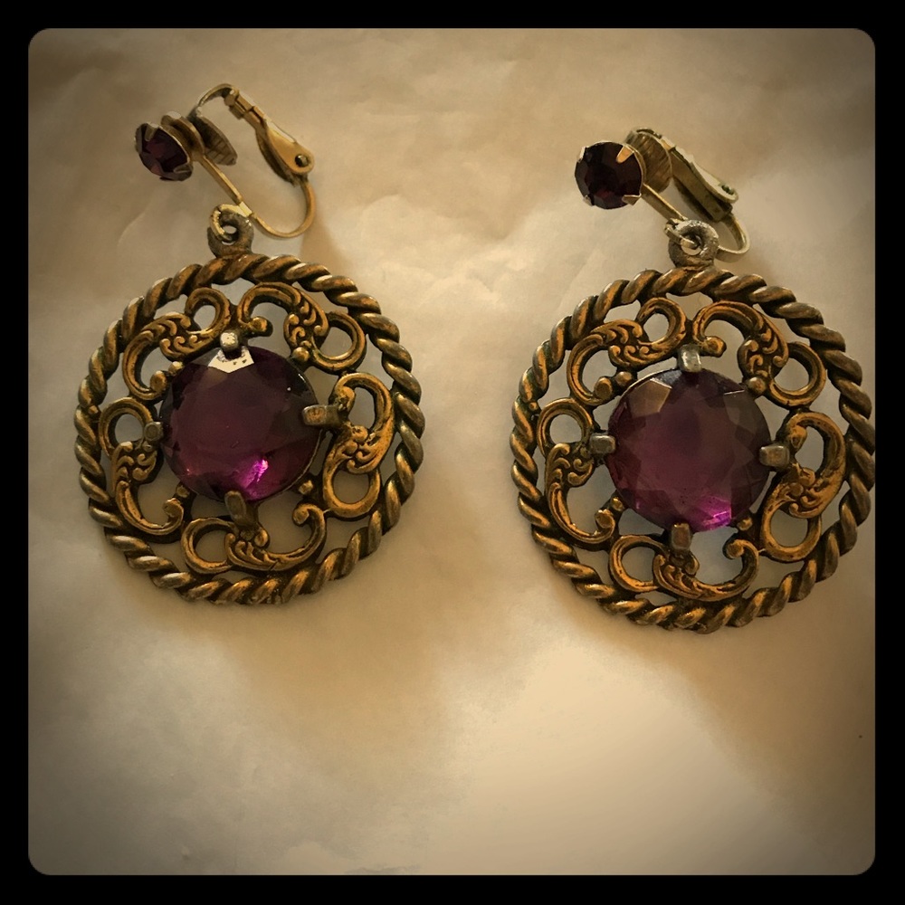 Gorgeous Vintage Clip Earrings