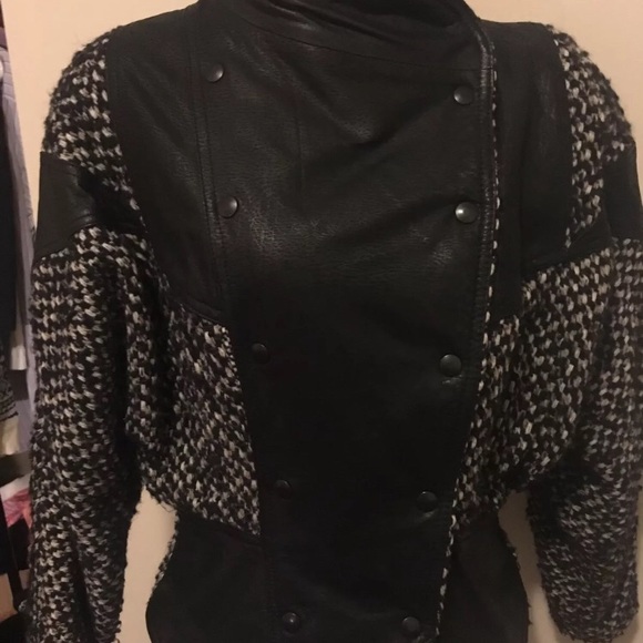 Vintage Genuine Leather Coat Size L - Picture 2 of 6