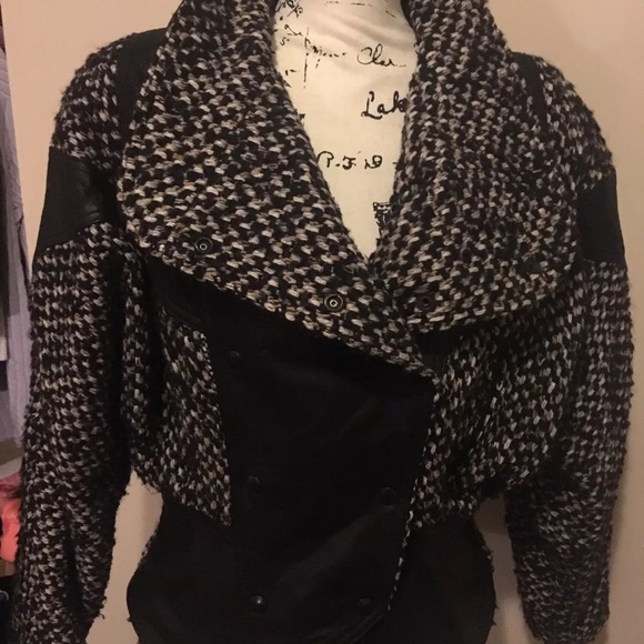 Vintage Genuine Leather Coat Size L - Picture 3 of 6