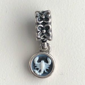 Pandora Sterling Cameo Scorpio Dangle