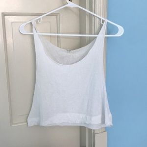 White brandy tank