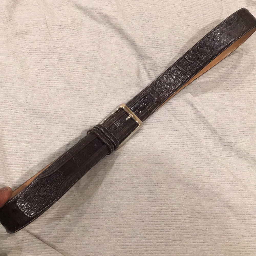 Mezlan ostrich belt