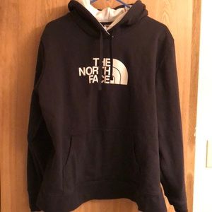 Black and white North face sweatshirt.