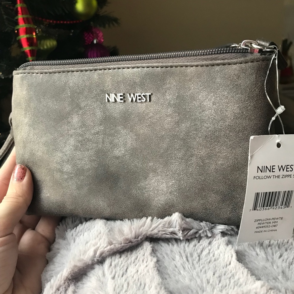 Nine West Double Zip Wristlet