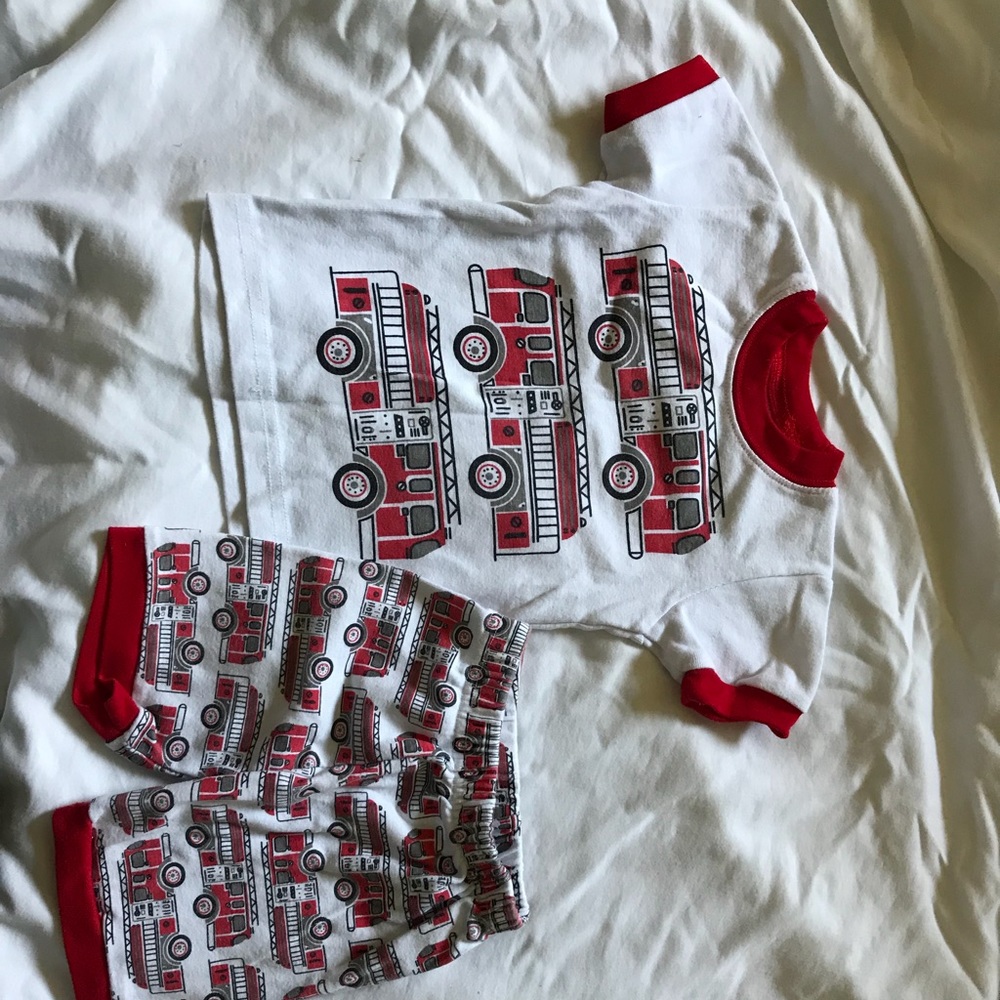 Boys fire fighter pjs