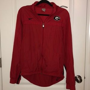 Nike Georgia bulldogs rain jacket