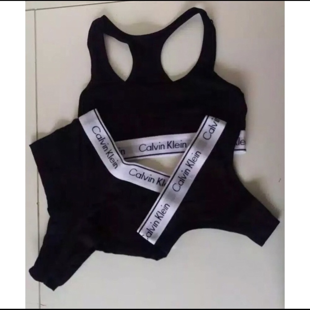 Last one! CK Womens Sport 1 Bra Top and 2 panties