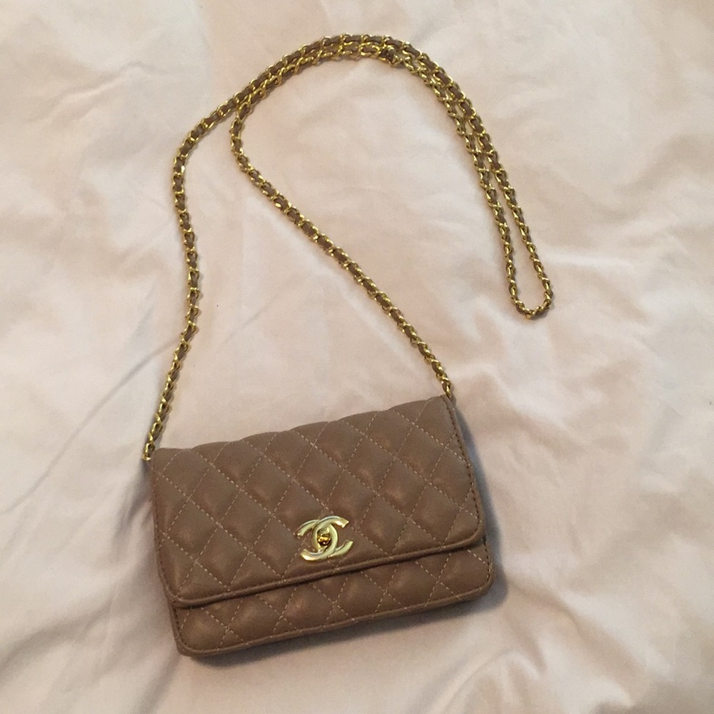 Used tan bag