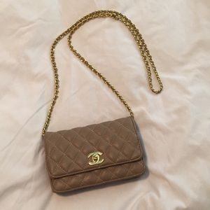 Used tan bag