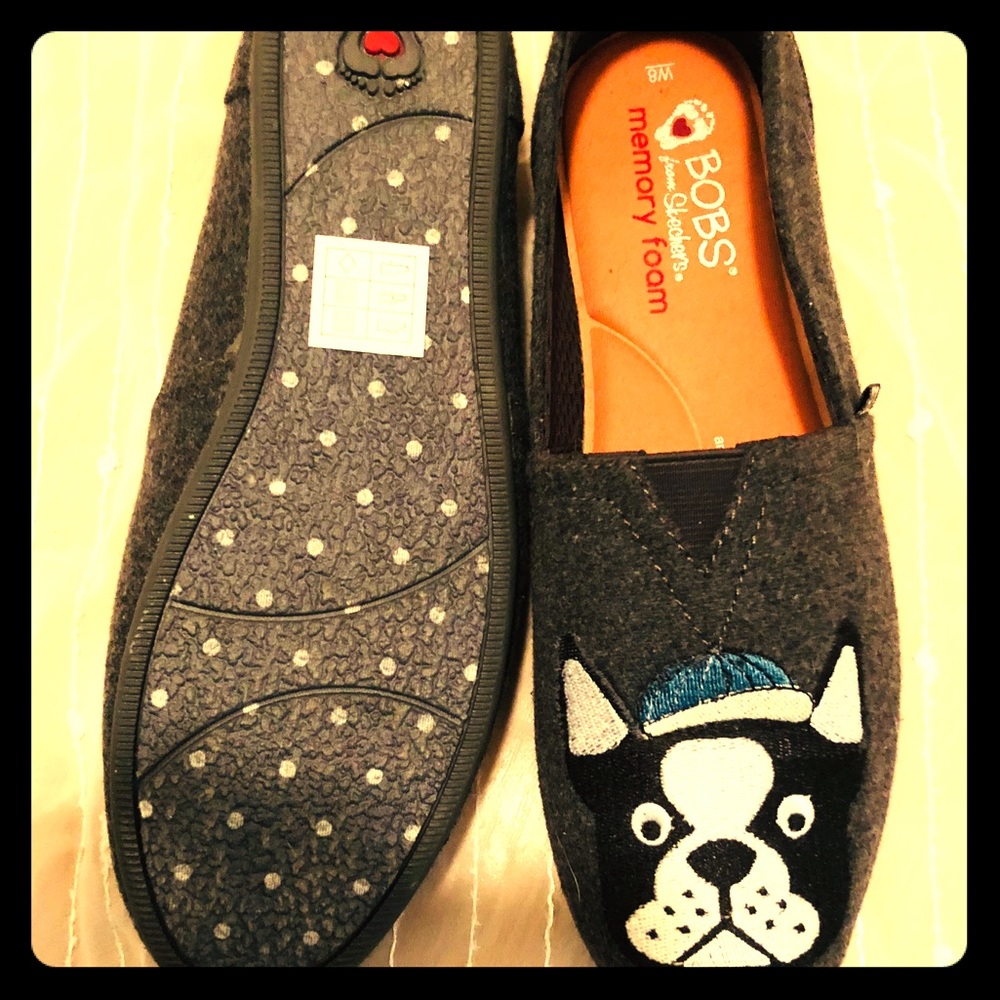 Skechers bobs Dogs w8 flats black