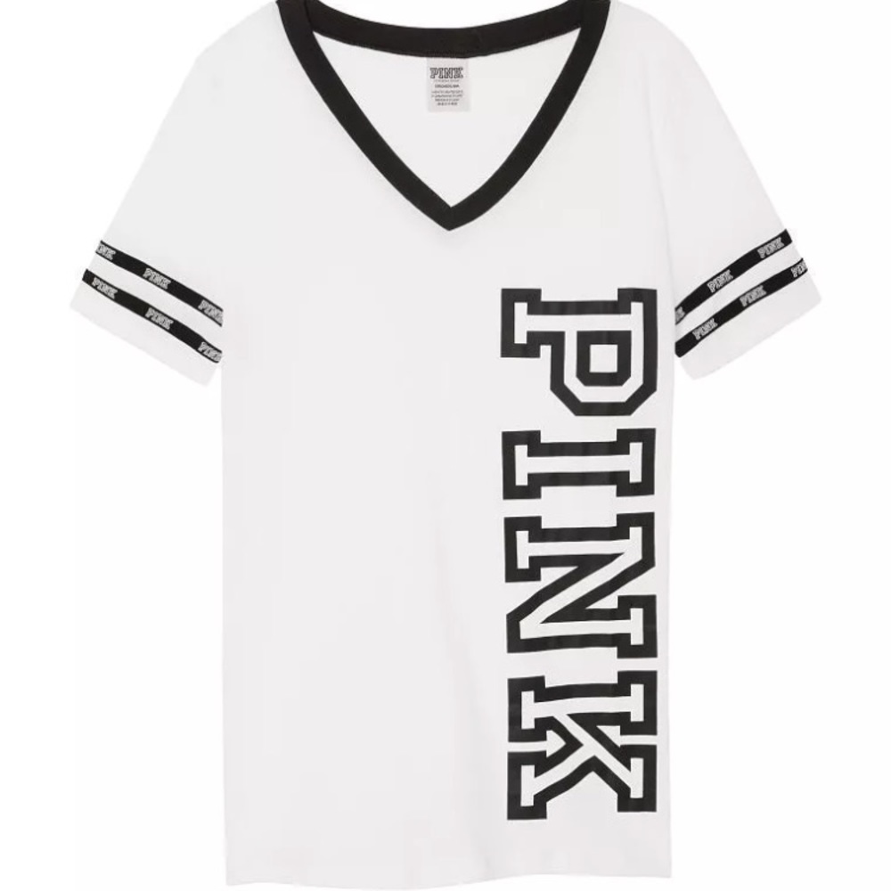 Victorias Secret Pink Perfect v neck tee