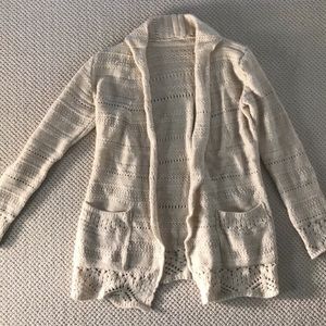 Cream cardigan