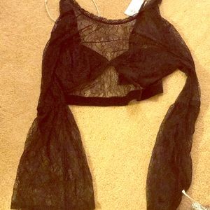 Lace crop top! Brand new! Never worn!