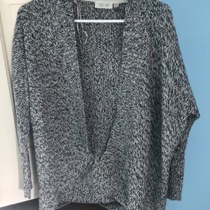 Gray cardigan