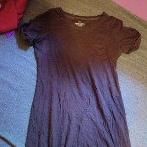 Brown Faded Glory t-shirt dress