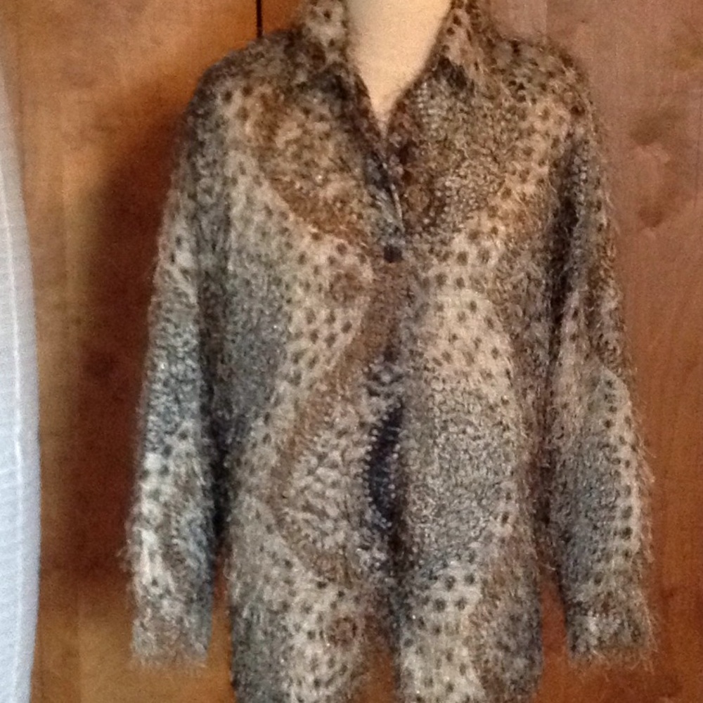 Animal print blouse