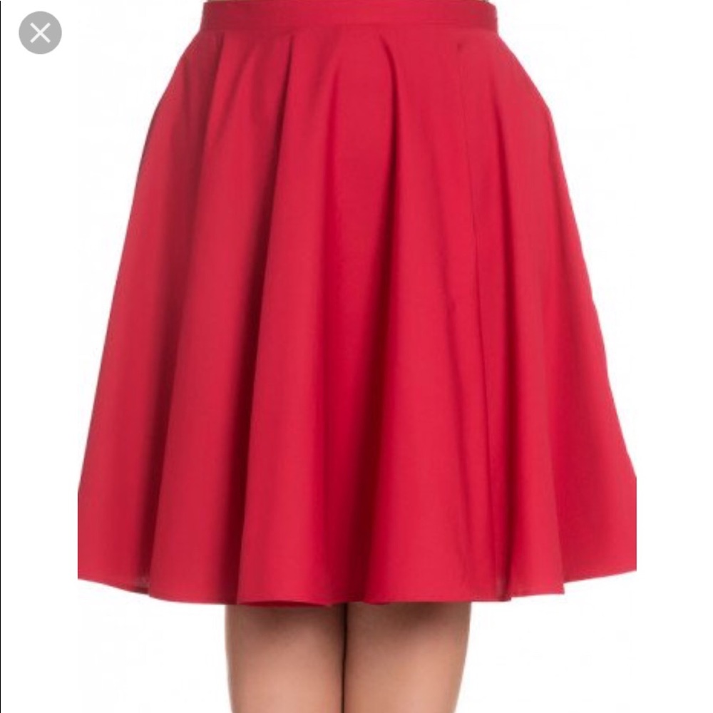 Hell Bunny Vixen circle skirt NWOT