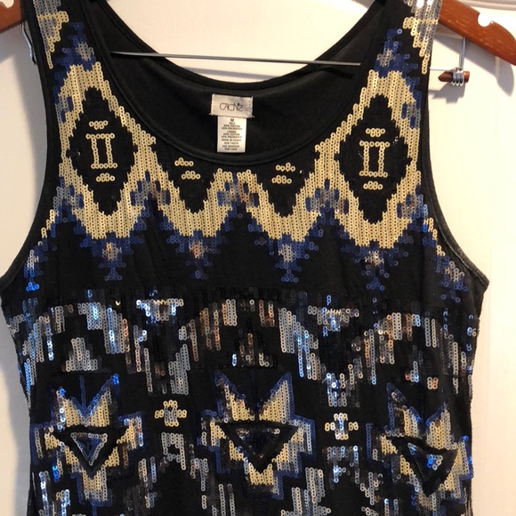 Cache sequined design tank dress - Picture 2 of 4