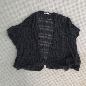 Short sleeved cardigan