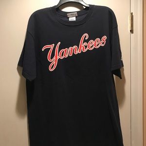 Vintage mlb adidas ny yankees t shirt large