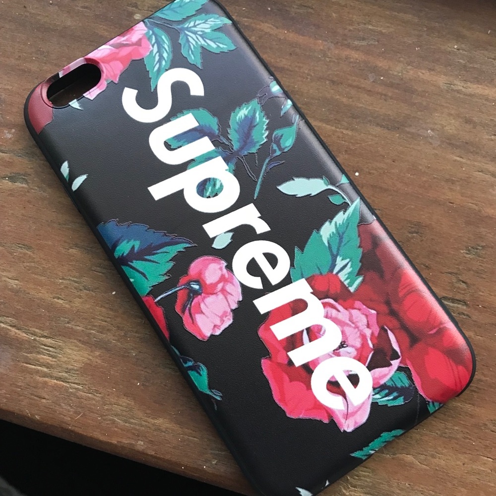 Supreme flower print iPhone 6 case